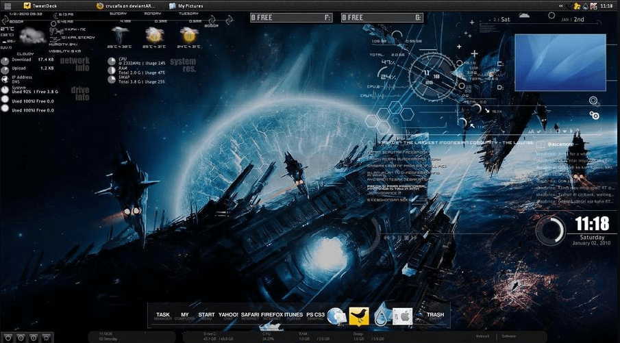 best rainmeter skins