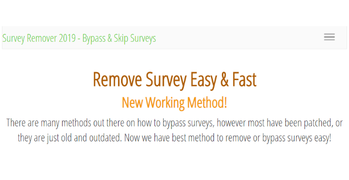 survey bypass tools