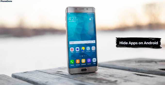 hide apps on android