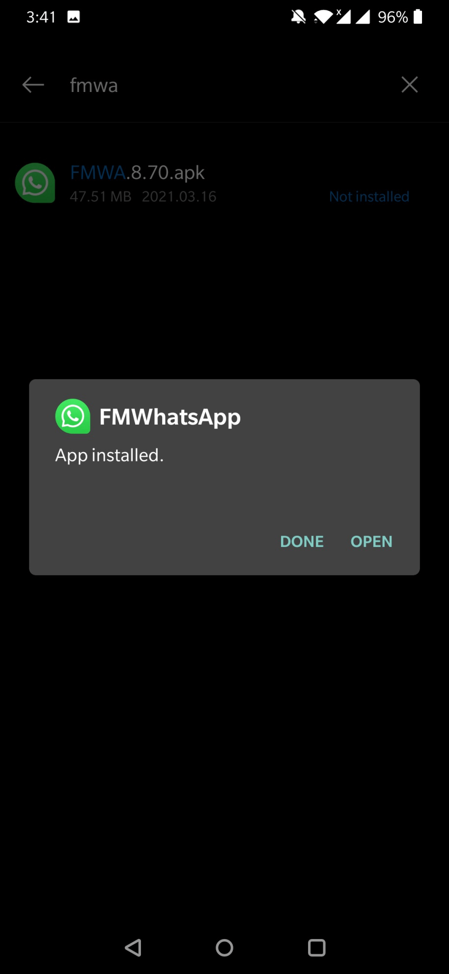 FMWhatsapp apk download